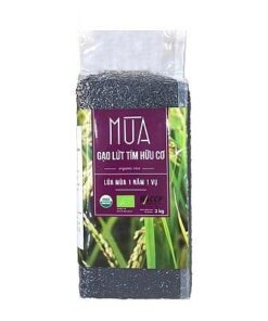 Gạo lứt tím hữu cơ Mùa 2kg Gạo lứt tím hữu cơ Mùa 2kg